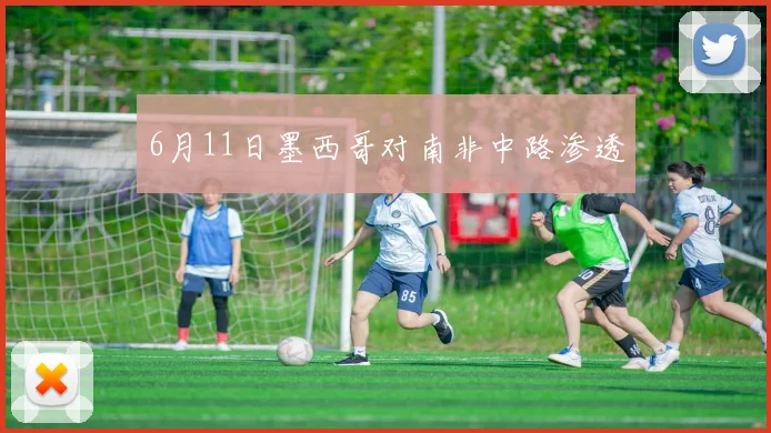 6月11日墨西哥对南非中路渗透